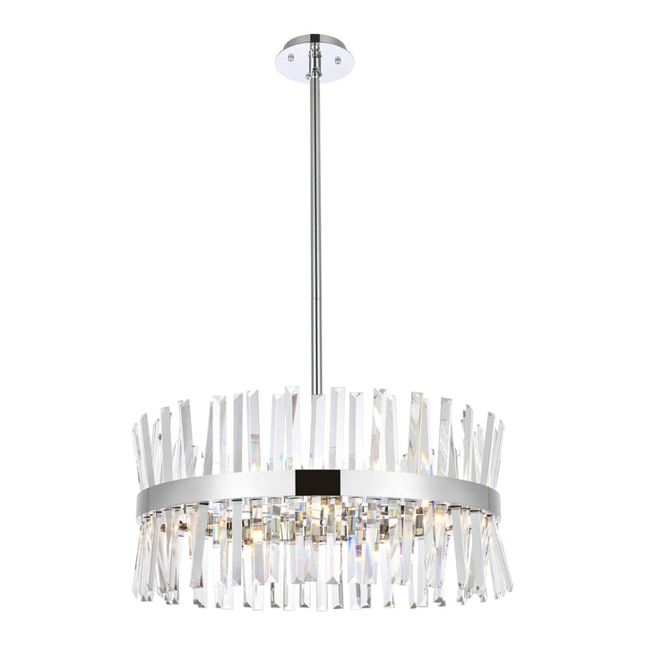 Serephina Crystal Pendant in Chrome by Elegant