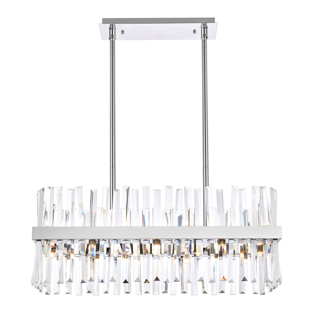 Serephina Crystal Chandelier in Chrome by Elegant