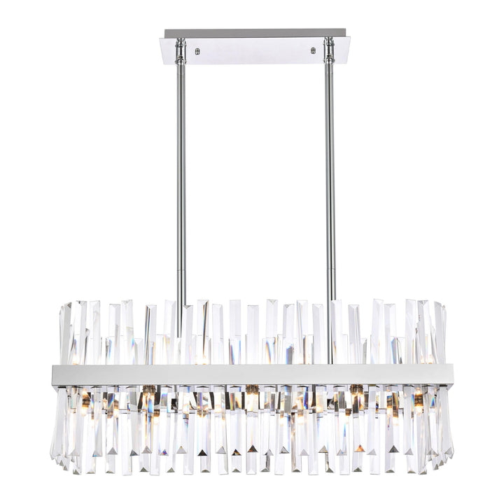 Serephina Crystal Chandelier in Chrome by Elegant