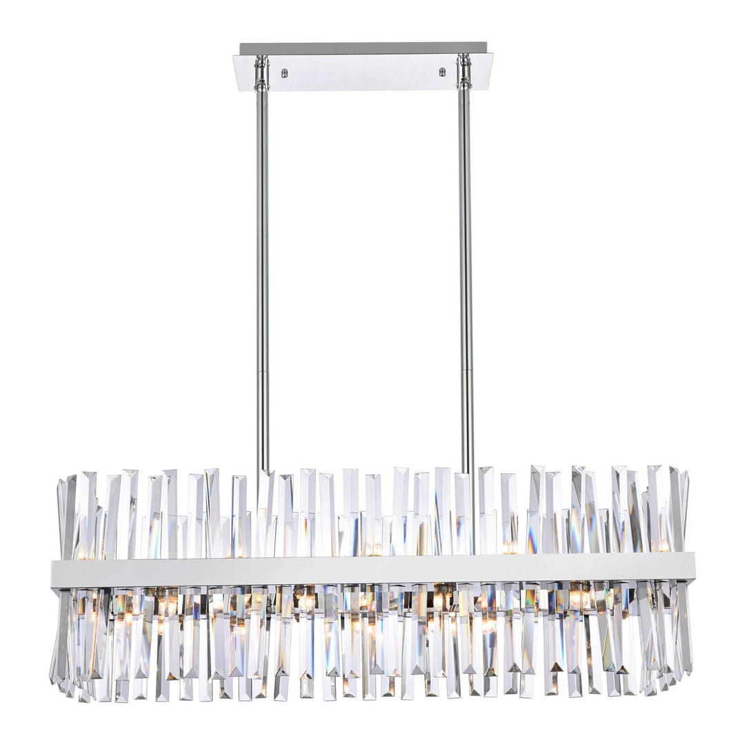 Serephina Crystal Chandelier in Chrome by Elegant