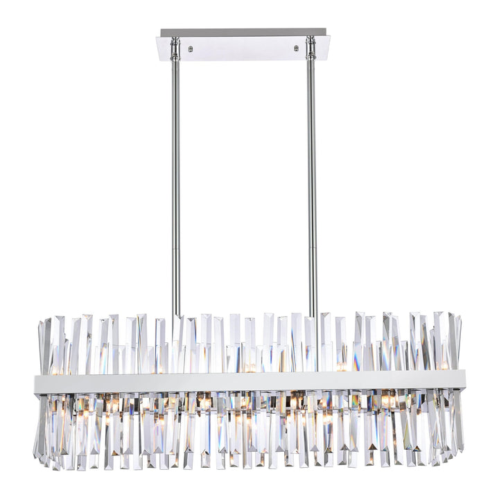 Serephina Crystal Chandelier in Chrome by Elegant