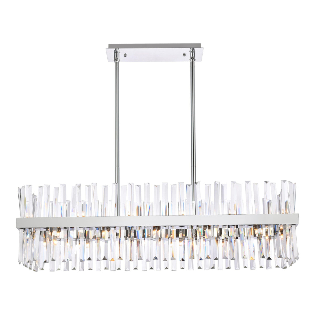 Serephina Crystal Chandelier in Chrome by Elegant