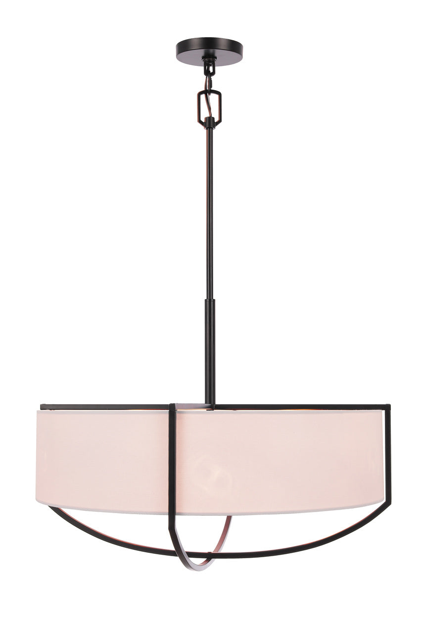 Banks Pendant in Flat Black by Craftmade