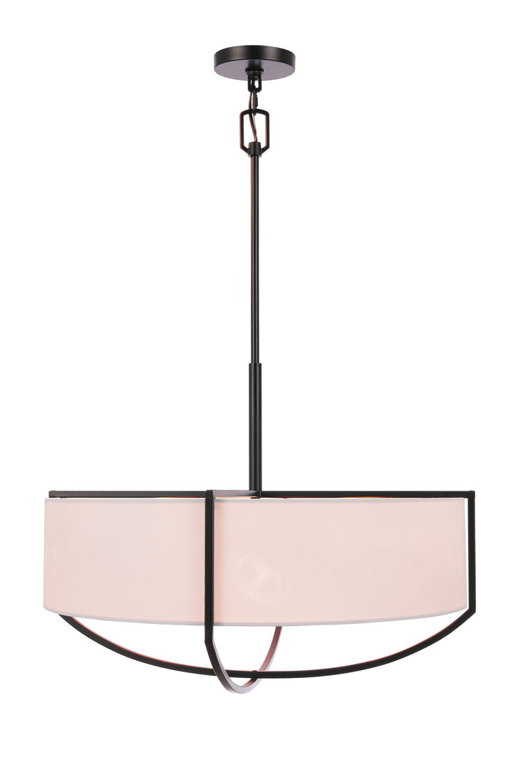 Banks Pendant in Flat Black by Craftmade