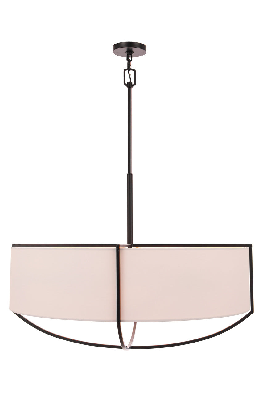 Banks Pendant in Flat Black by Craftmade