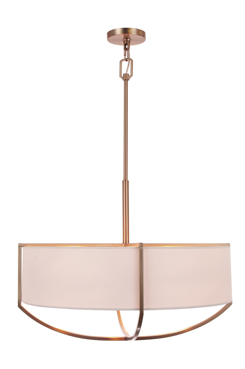 Banks Pendant in Satin Brass by Craftmade