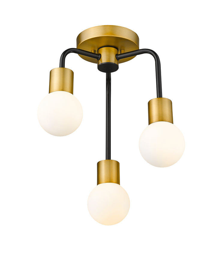 Neutra - 3 Light Semi-Flush Mount