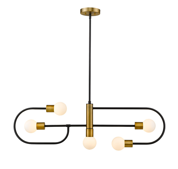 Neutra - 5 Light Linear Chandelier