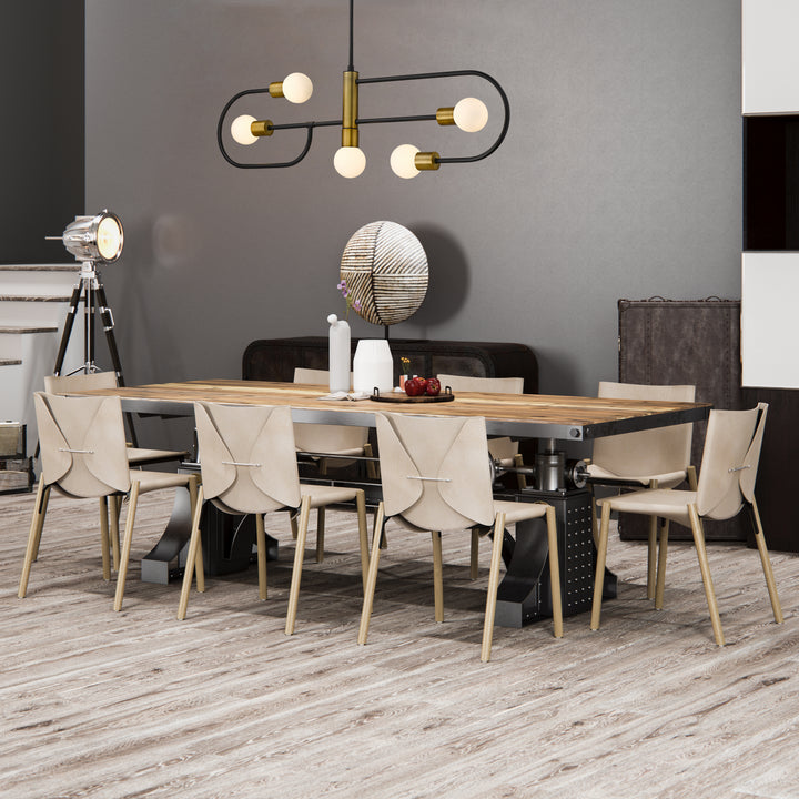Neutra - 5 Light Linear Chandelier