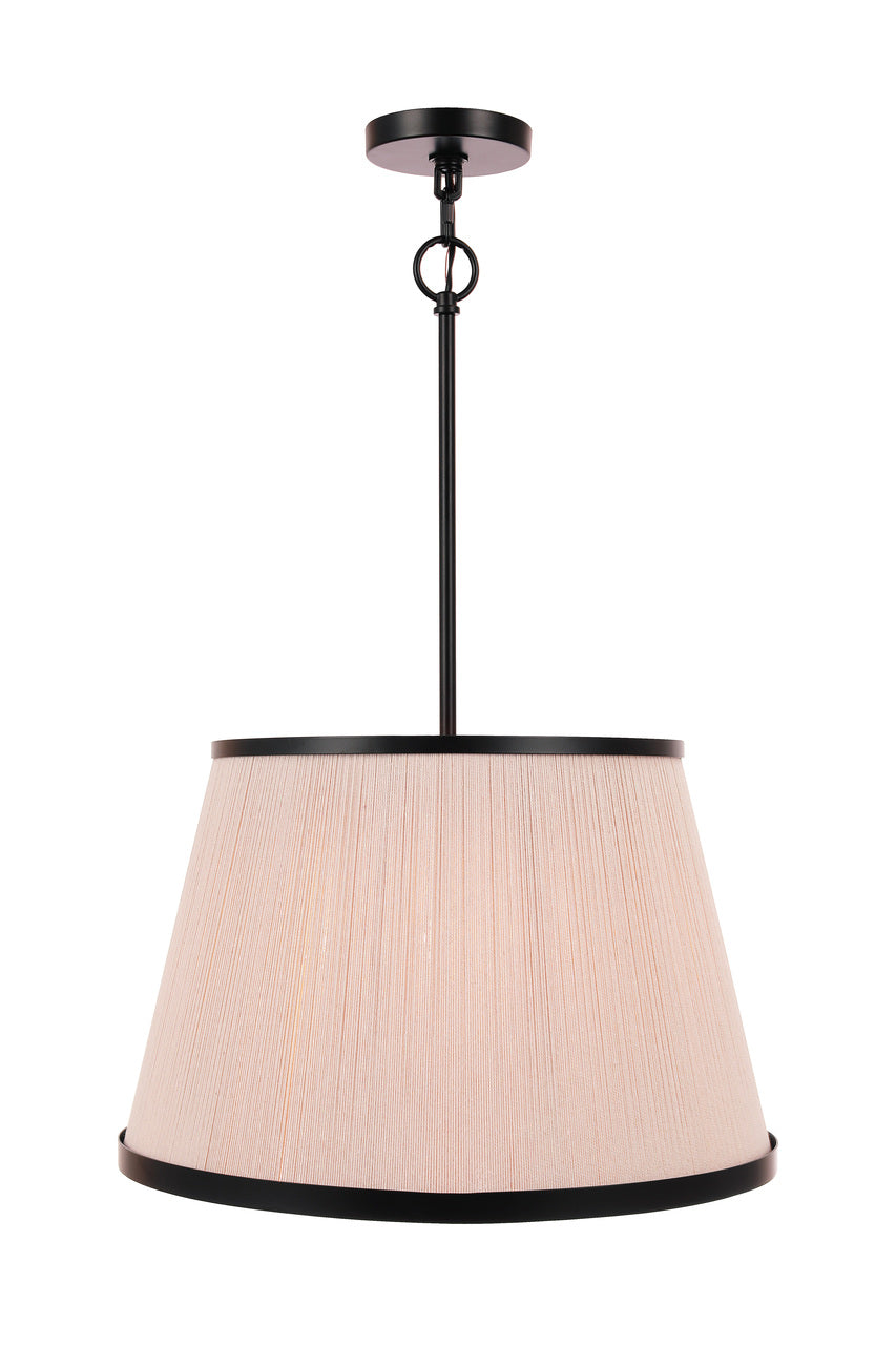 Paxton 4-Light Pendant in Flat Black by Craftmade