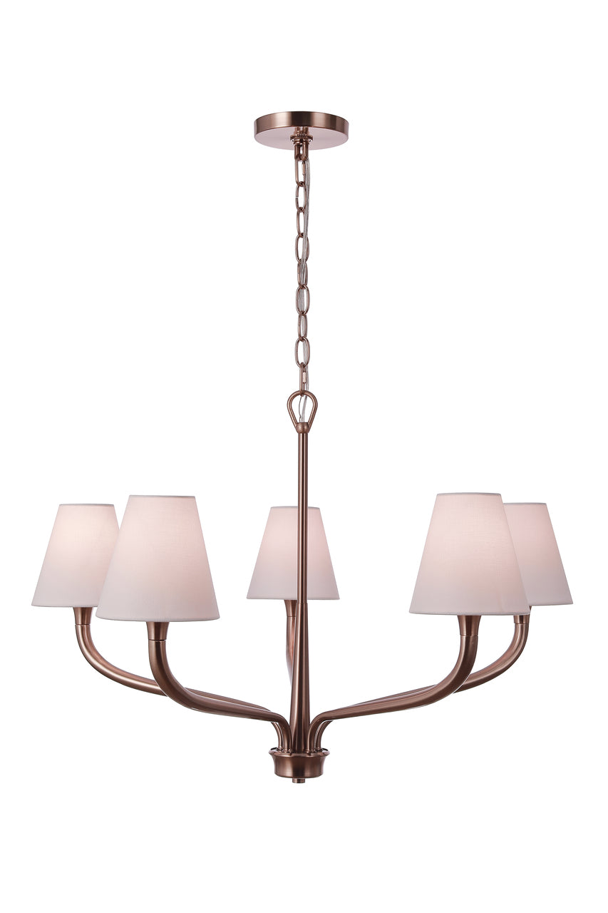 Bancroft Chandelier, 5-Light 28", by Craftmade