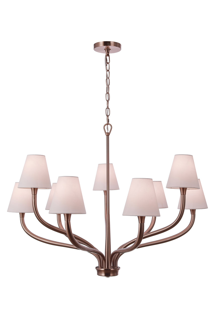 Bancroft Chandelier, 9-Light 36", by Craftmade