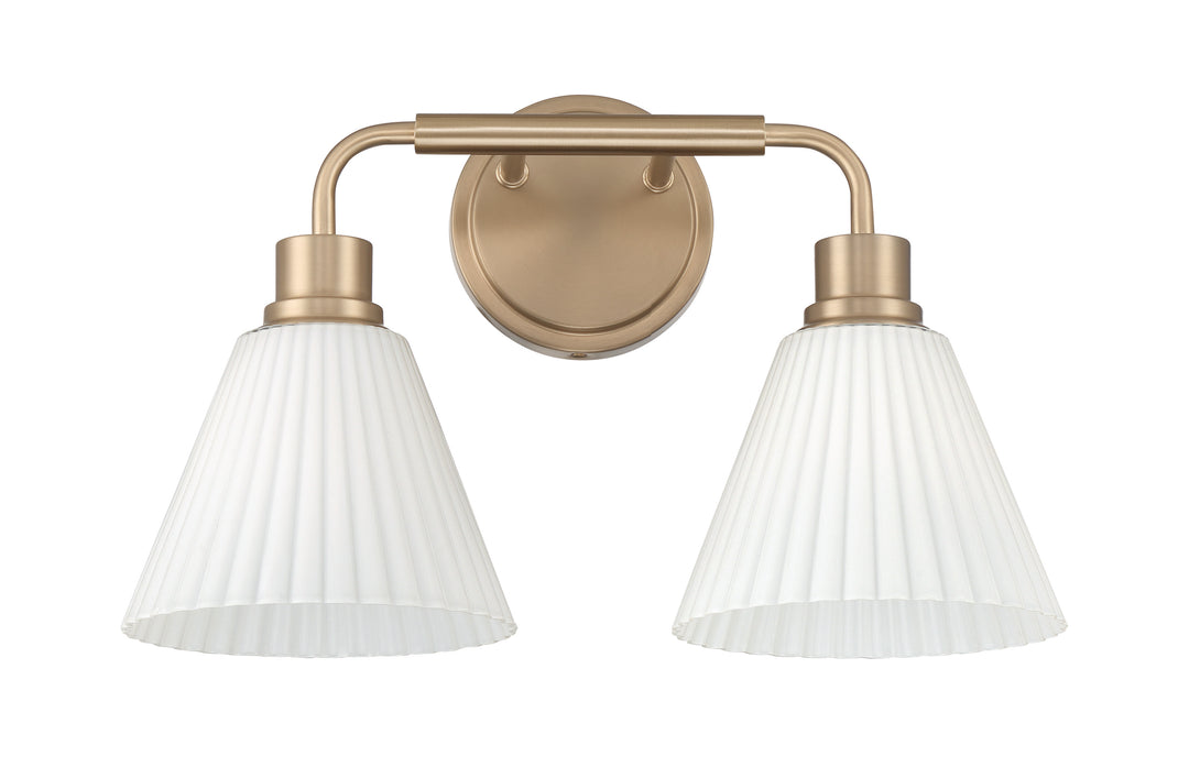 Pleated II Vanity Light by Craftmade - view 11