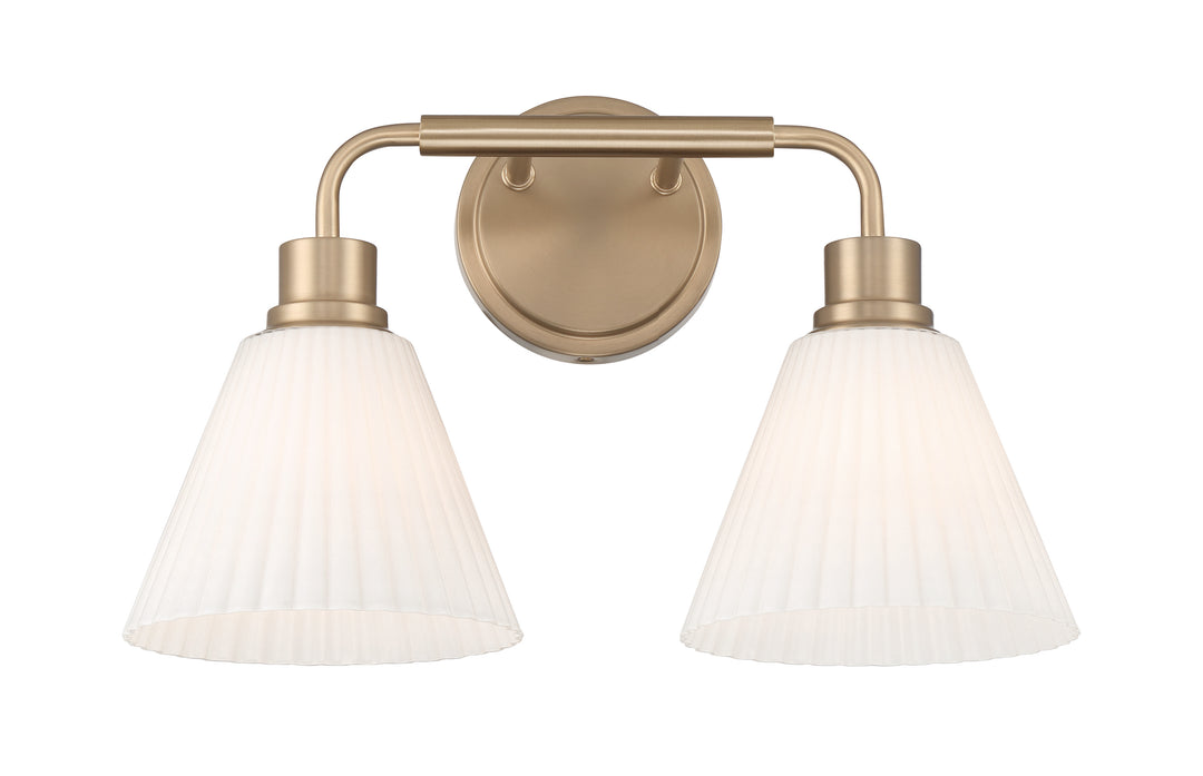 Pleated II Vanity Light by Craftmade - view 12