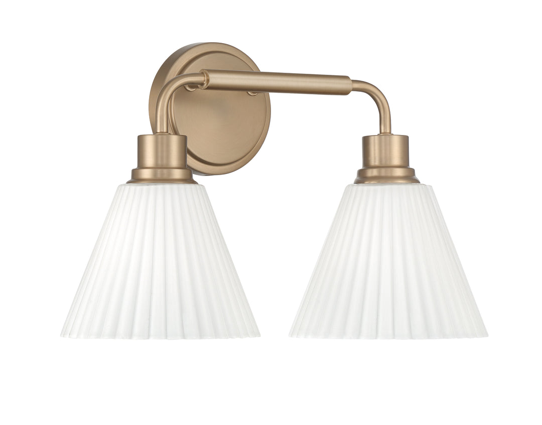 Pleated II Vanity Light by Craftmade - view 13