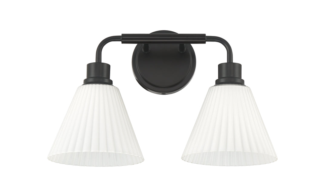 Pleated II Vanity Light by Craftmade - view 3