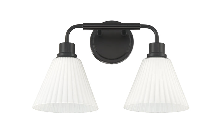 Pleated II Vanity Light by Craftmade - view 3