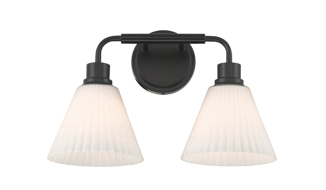 Pleated II Vanity Light by Craftmade - view 4