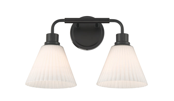 Pleated II Vanity Light by Craftmade - view 4