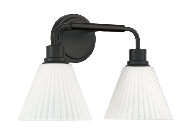 Pleated II Vanity Light by Craftmade - view 5