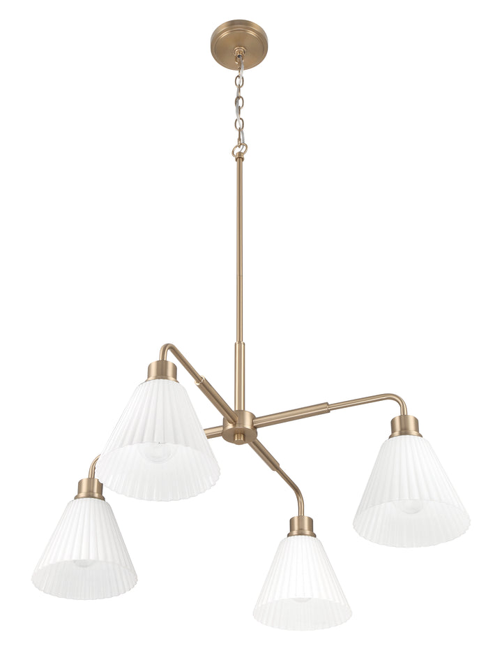 Pleated II Chandelier by Craftmade - view 9
