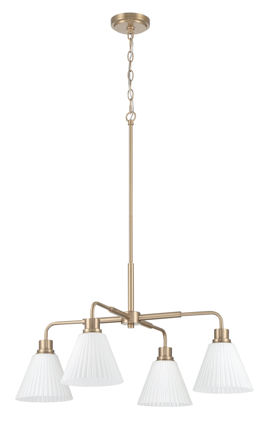 Pleated II Chandelier by Craftmade - view 7