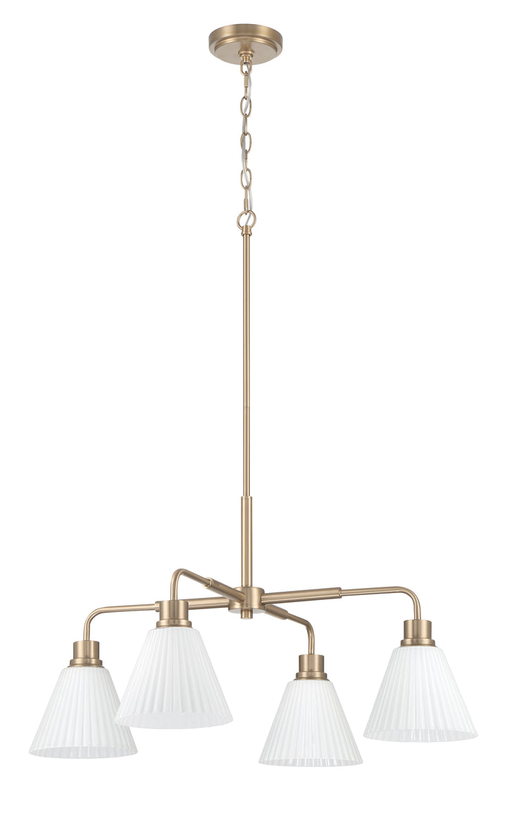 Pleated II Chandelier by Craftmade - view 7