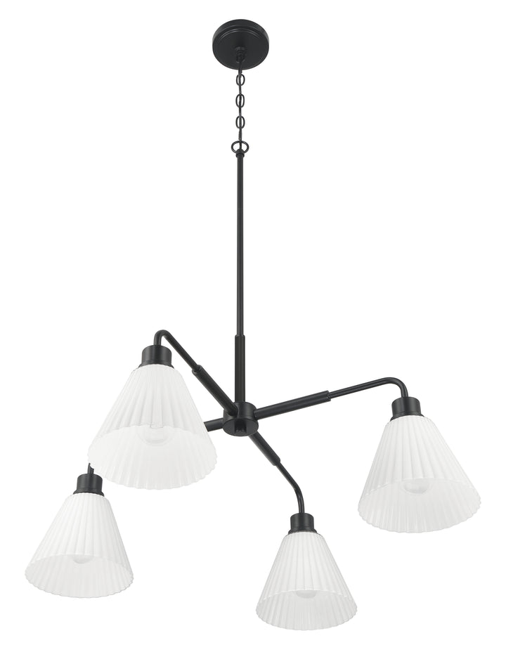 Pleated II Chandelier by Craftmade - view 4