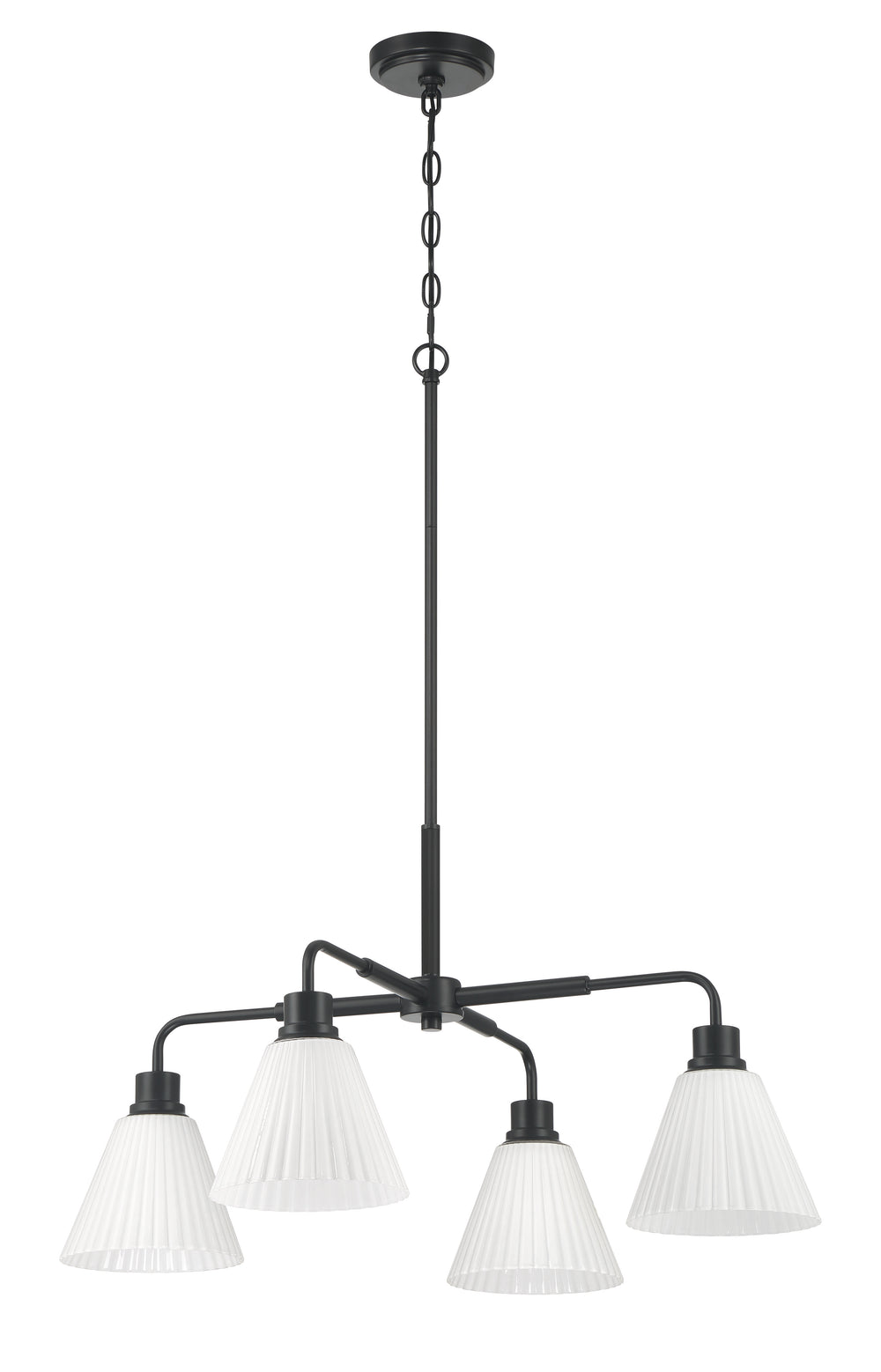 Pleated II Chandelier by Craftmade - view 2