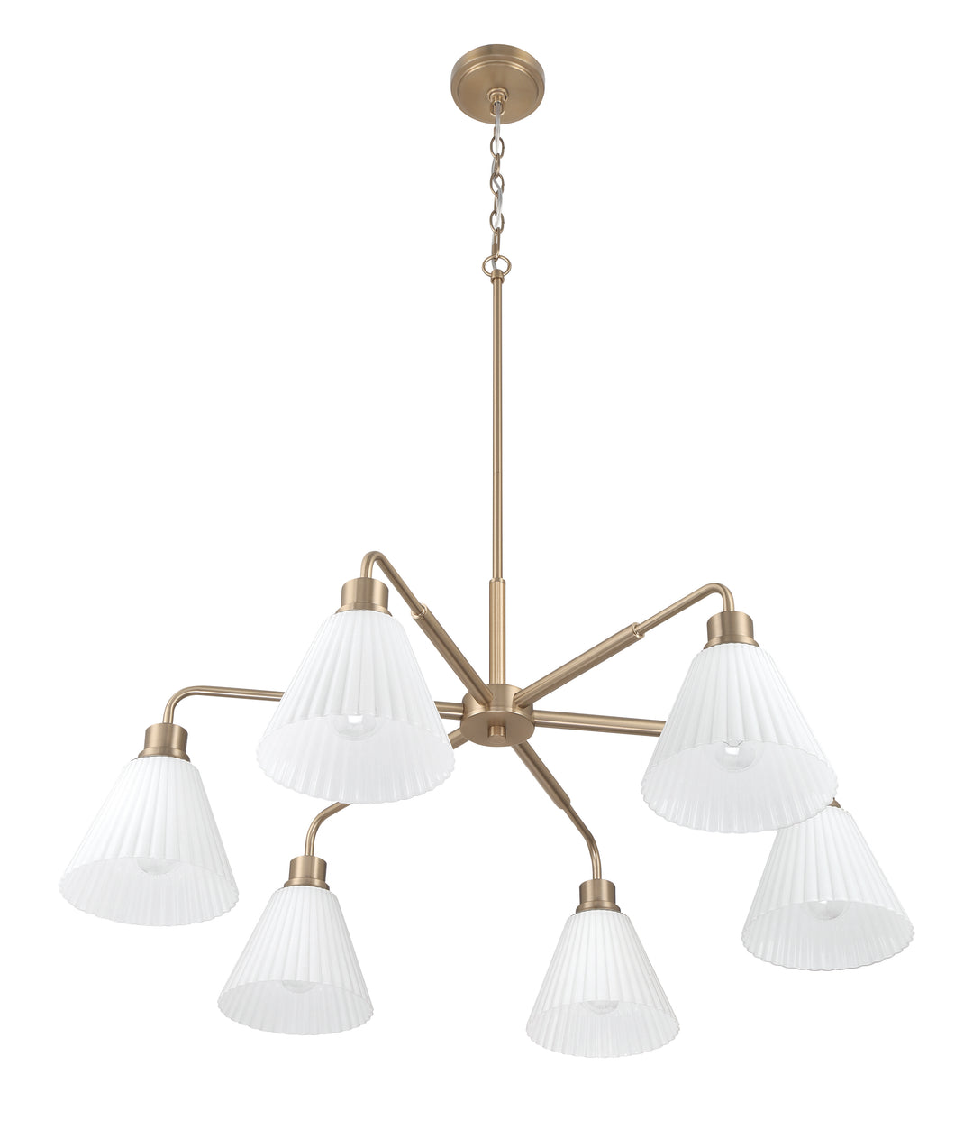 Pleated II Chandelier by Craftmade - view 20