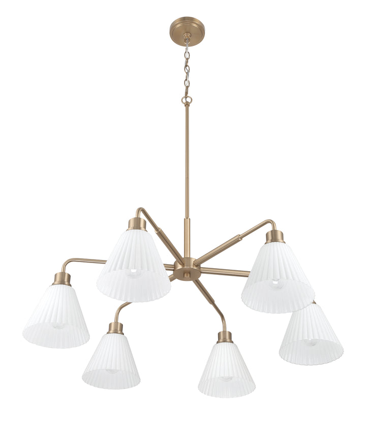 Pleated II Chandelier by Craftmade - view 20