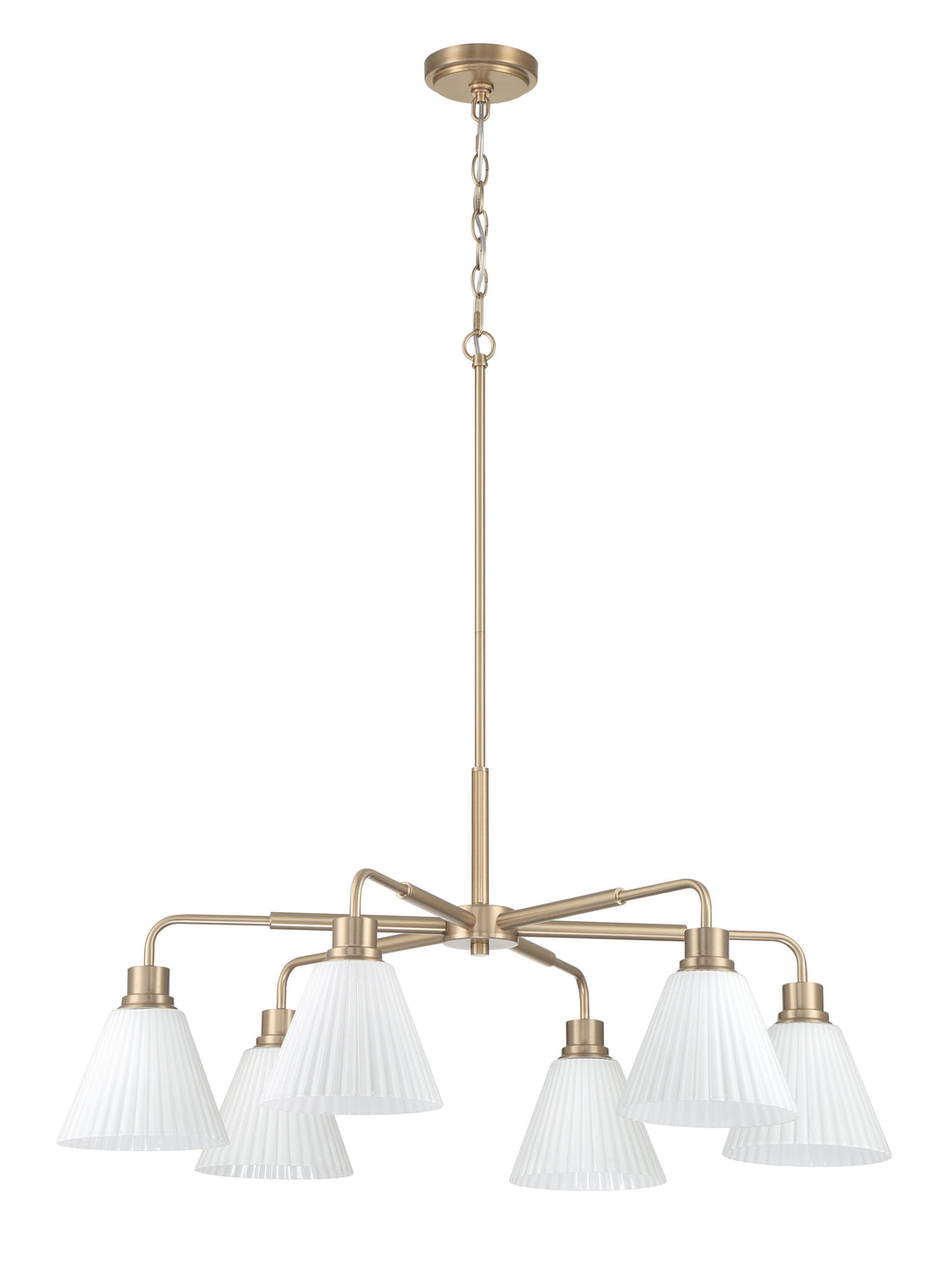 Pleated II Chandelier by Craftmade - view 18