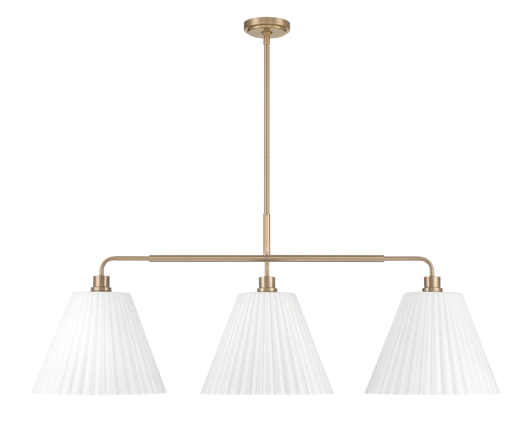 Pleated II 3-Light Island Light by Craftmade - view 9