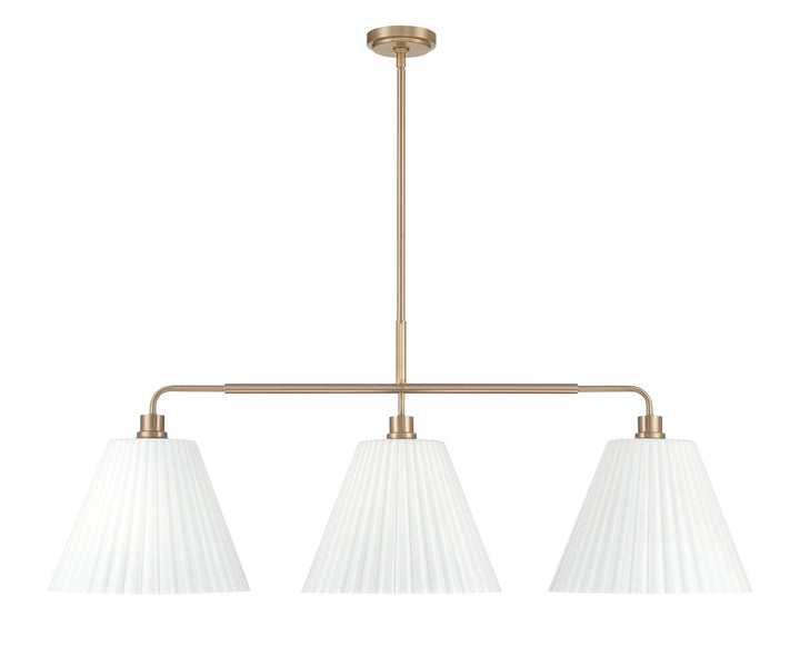 Pleated II 3-Light Island Light by Craftmade - view 9