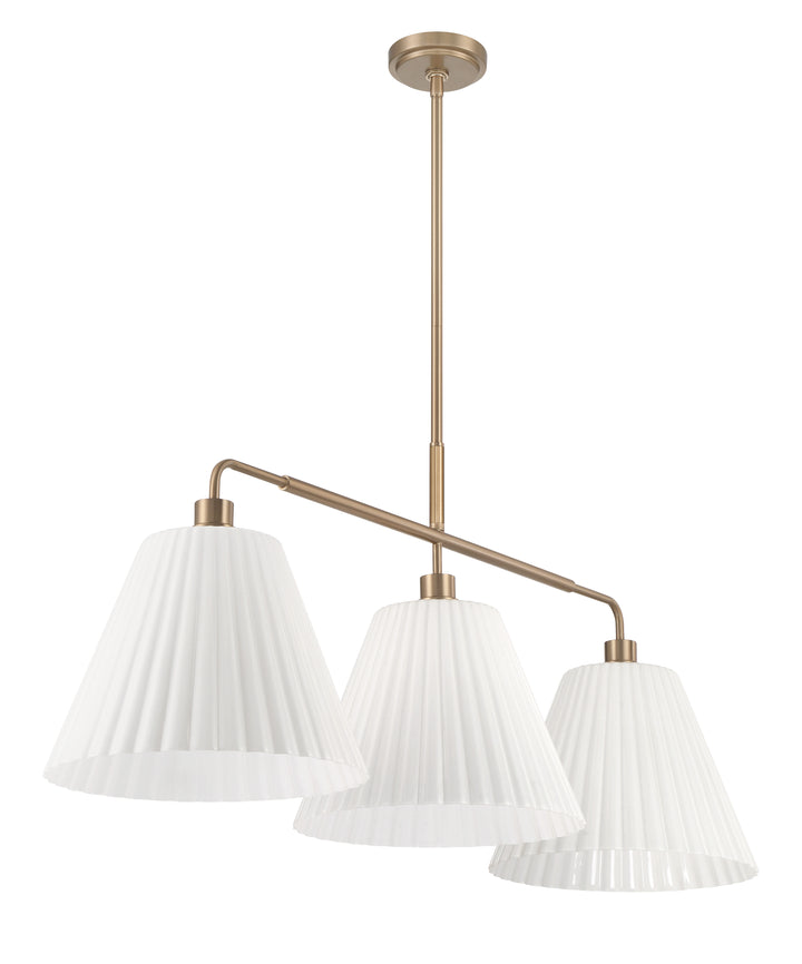 Pleated II 3-Light Island Light by Craftmade - view 10
