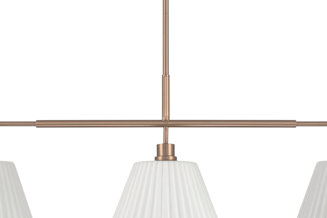 Pleated II 3-Light Island Light by Craftmade - view 12