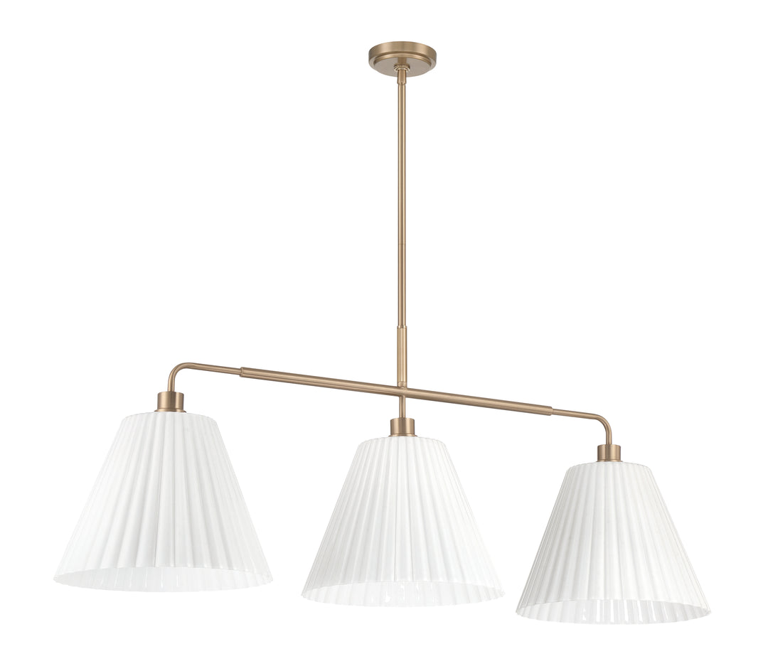 Pleated II 3-Light Island Light by Craftmade - view 8