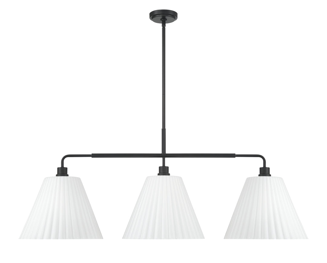 Pleated II 3-Light Island Light by Craftmade - view 3