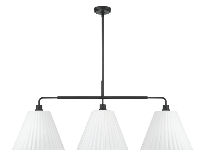 Pleated II 3-Light Island Light by Craftmade - view 3