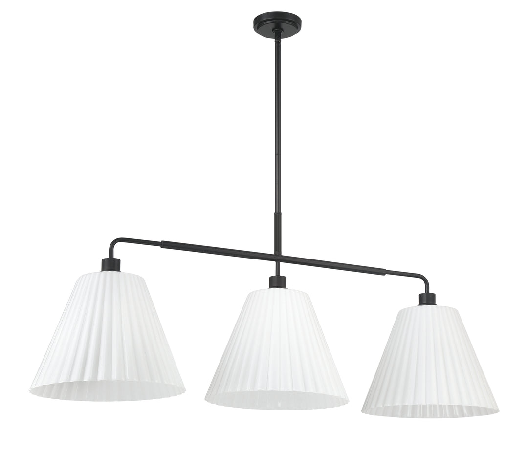 Pleated II 3-Light Island Light by Craftmade - view 2
