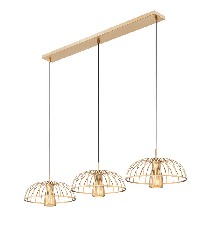 Valencia - 3 Light Linear Chandelier