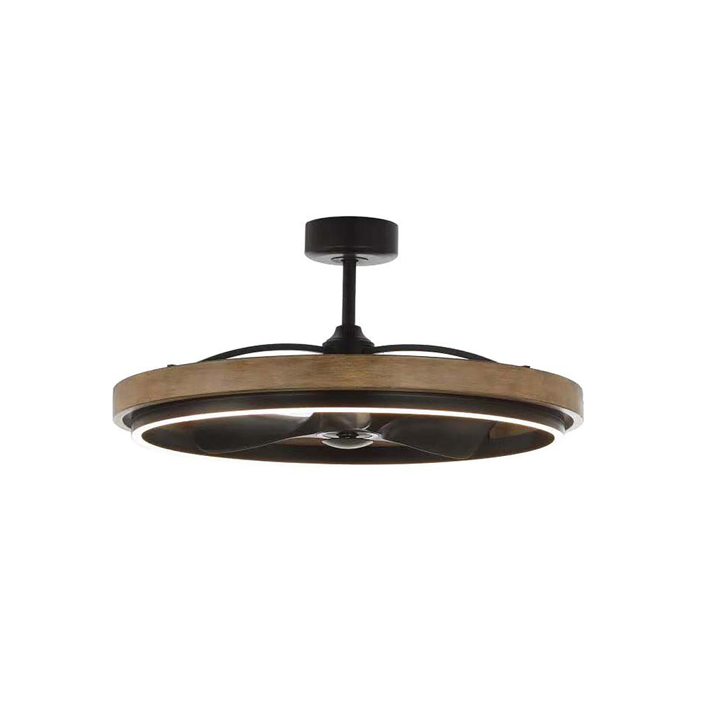 Teton LED Fandelight Driftwood / Black