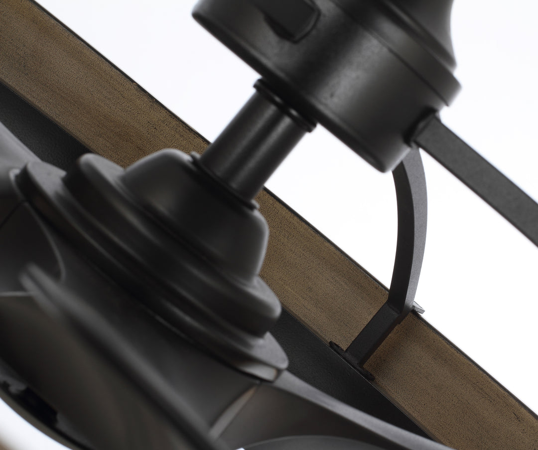 Teton LED Fandelight Driftwood / Black alternate view