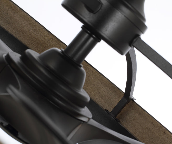 Teton LED Fandelight Driftwood / Black alternate view