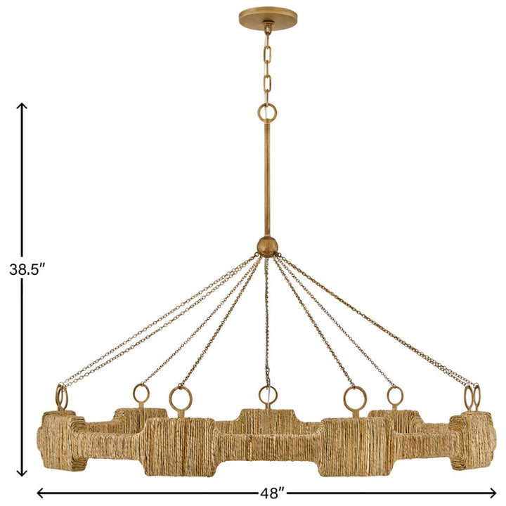 Raffi LED Single Tier Chandelier