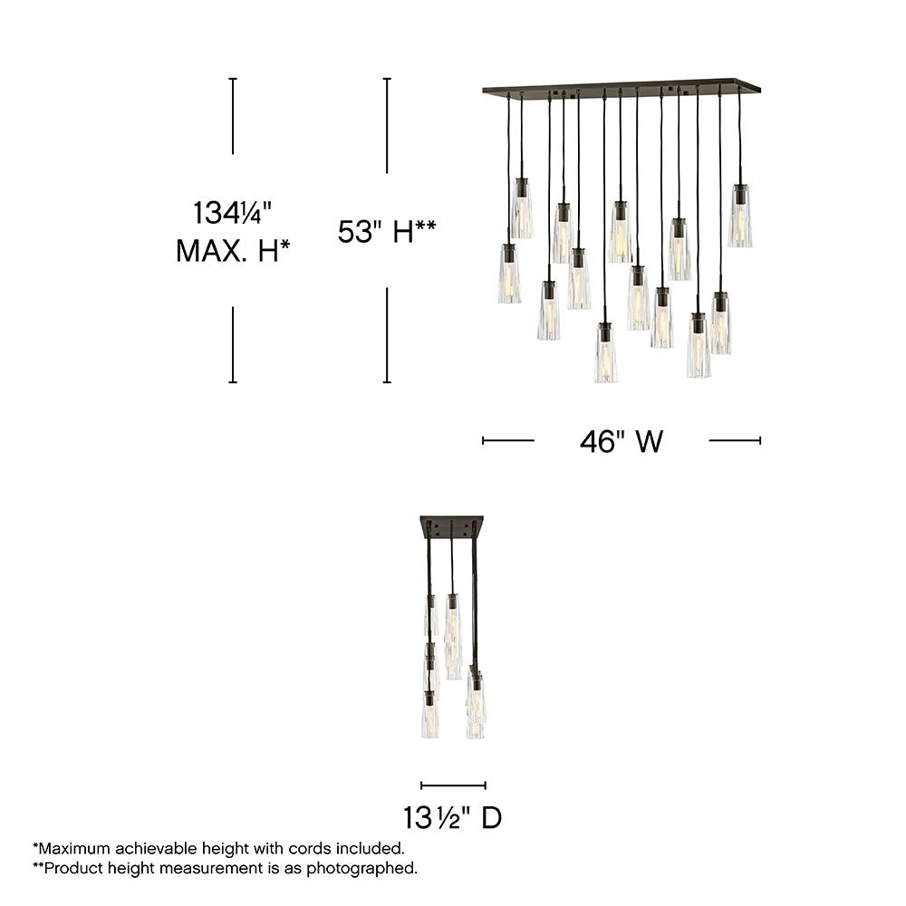Cosette Medium Thirteen Light Linear