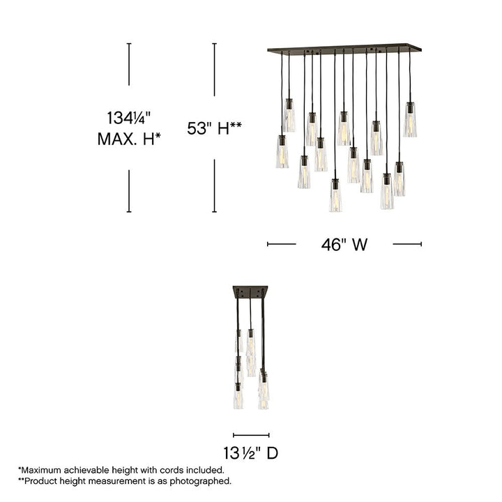 Cosette Medium Thirteen Light Linear