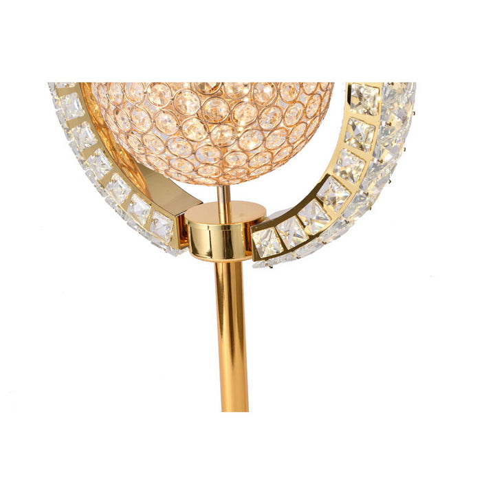 Frame Orb Table Lamp with Clear Crystals by Bethel - view 9