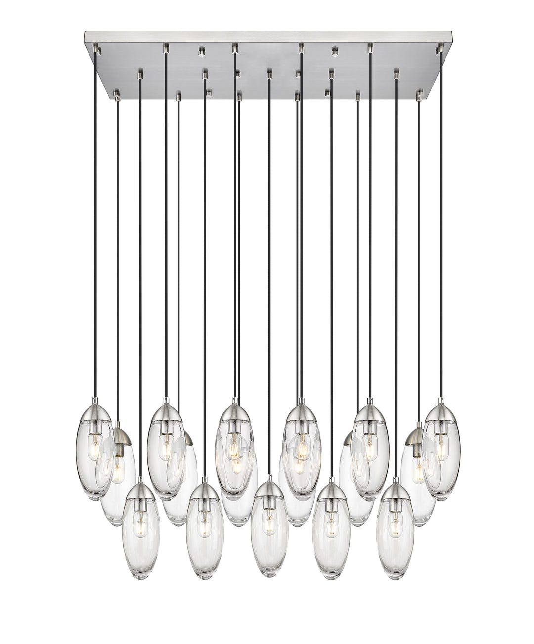 Arden - Linear Chandelier in Brushed Nickel by Z-Lite