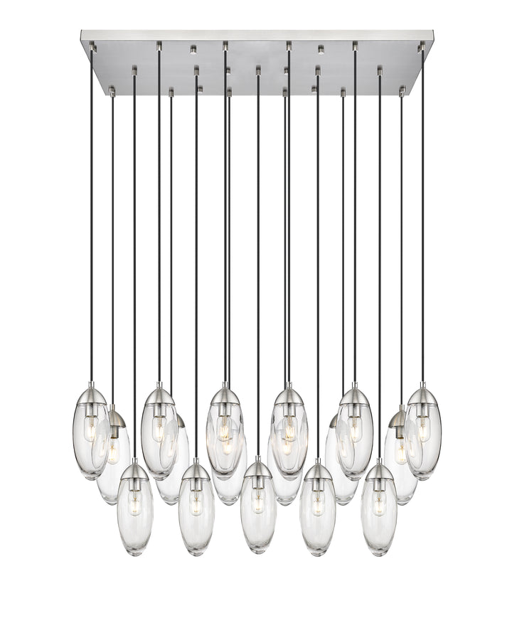 Arden - Linear Chandelier in Brushed Nickel by Z-Lite